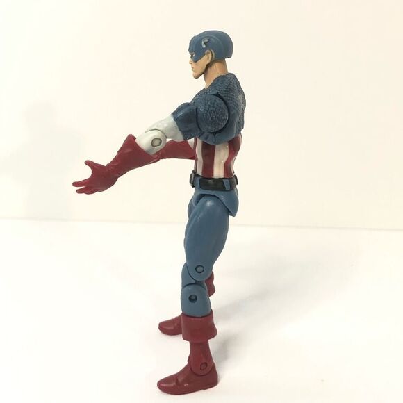 marvel universe captain america 3.75” inch action figure #8 series 2 loose 2009 - Picture 6 of 6